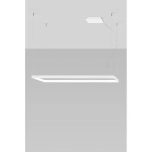 Biała lampa wisząca LED 130x40 cm Jutila – Nice Lamps