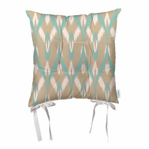 Beżowa poduszka na krzesło z mikrowłókna Mike & Co. NEW YORK Honey Seacoast, 43x43 cm