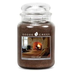 Świeczka zapachowa w szklanym pojemniku Goose Creek Przytulny dom, 150 godz. palenia