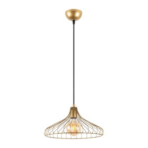Lampa wisząca w kolorze złota z metalowym kloszem ø 36 cm Depay – Opviq lights