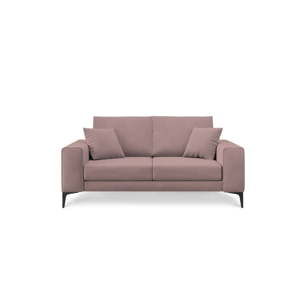 Pudrowa sofa 2-osobowa Cosmopolitan Design Lugano