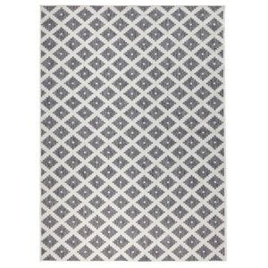 Szary dywan dwustronny odpowiedni na zewnątrz Bougari Nizza, 120x170 cm