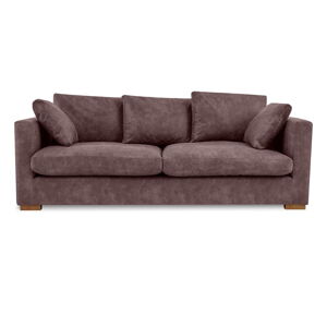Ciemnobrązowa sofa 220 cm Comfy – Scandic