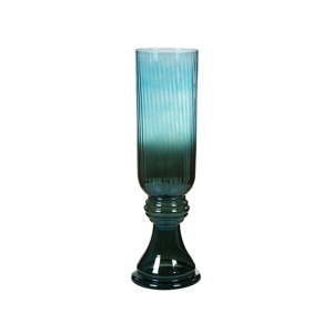 Niebieski wazon kryształowy Santiago Pons Classy, wys. 52 cm