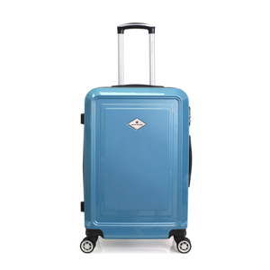 Niebieska walizka na kółkach GERARD PASQUIER Piallo Valise Weekend, 62 l