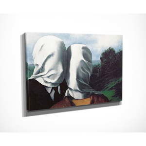 Reprodukcja na płótnie Rene Magritte The Surrealist Love and Bizarre Romance, 40x30 cm