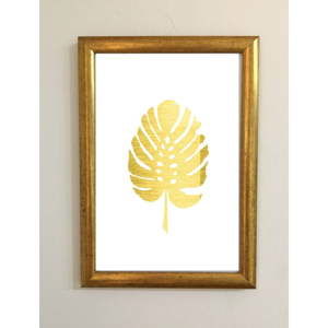 Plakat w ramce Piacenza Art Gold Leaf, 30x20 cm