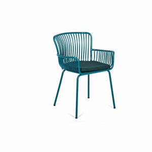 Zestaw 2 zielonych krzeseł ogrodowych Le Bonom Elia