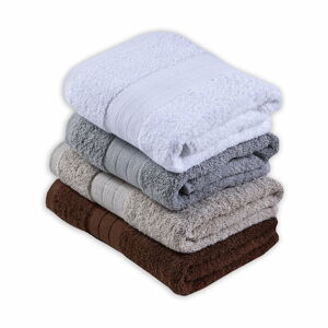 Zestaw 4 bawełnianych ręczników Le Bonom Como, 70x140 cm