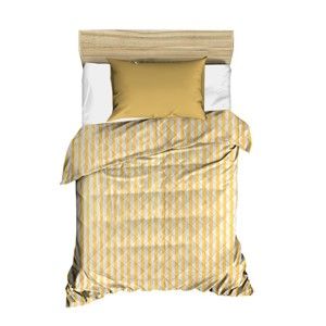 Żółta pikowana narzuta na łóżko Cihan Bilisim Tekstil Amanda, 160x230 cm
