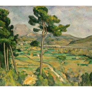 Reprodukcja obrazu Paul Cézanne - Mont Sainte, 80x70 cm