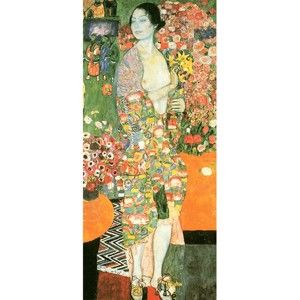 Reprodukcja obrazu Gustava Klimta The Dancer, 70x30 cm