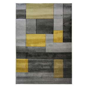 Szaro-żółty dywan Flair Rugs Cosmos, 120x170 cm