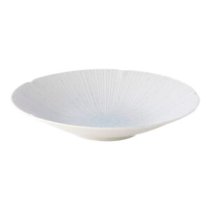 Jasnoniebieski ceramiczny talerz do makaronu ø 24,5 cm ICE WHITE – MIJ