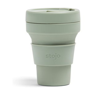Zielony składany kubek Stojo Pocket Cup Sage, 355 ml