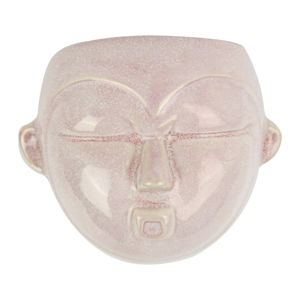 Różowa doniczka ścienna PT LIVING Mask, 18,1x14,5 cm