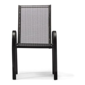 Czarne krzesło ogrodowe Timpana Ghana