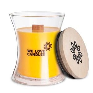 Świeczka z wosku sojowego We Love Candles Honeydew, 129 h