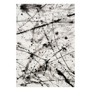 Czarno-biały dywan Webtappeti Manhattan Soho, 120x170 cm