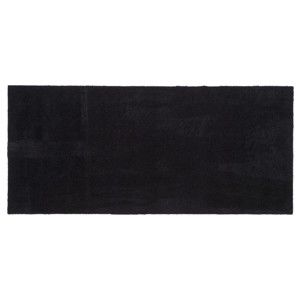 Czarna wycieraczka Tica Copenhagen Unicolor, 67x150 cm