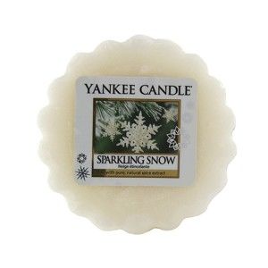 Wosk do lampy aromatycznej Yankee Candle Migotliwy Śnieg, czas trwania zapachu do 8 godzin