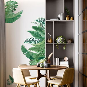 Naklejka na ścianę 60x90 cm Tropical Leaves – Ambiance