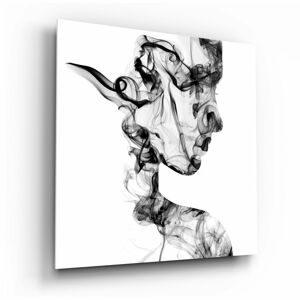 Szklany obraz Insigne Smoke Silhouettes, 40x40 cm