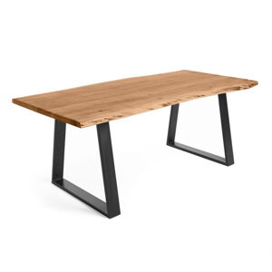 Naturalny stół z blatem z drewna akacjowego 90x180 cm Alaia – Kave Home