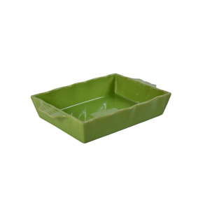 Zielone ceramiczne naczynie do zapiekania Ego Dekor Kitchen, 28,5x18,5 cm