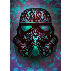 Plakat na blasze Masked Troopers - Fluid