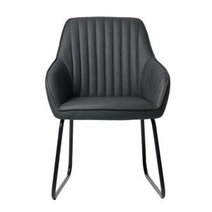 Szare krzesło Unique Furniture Brooks