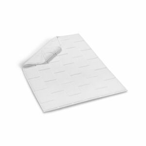 Biały bawełniany dywanik łazienkowy Foutastic Tile, 50x80 cm