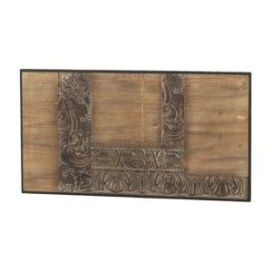 Drewniany zagłówek łóżka Geese Fionne, 110x60 cm