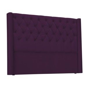 Fioletowy zagłówek łóżka Windsor & Co Sofas Queen, 216x120 cm