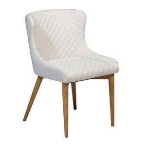 Kremowe krzesło DAN-FORM Denmark Vetro