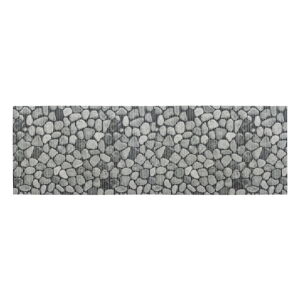Szary plastikowy dywanik łazienkowy 65x200 cm Sassi – Wenko