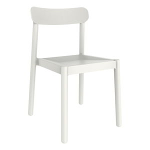 Zestaw 4 białych krzeseł ogrodowych Resol Elba