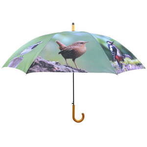 Parasol z motywem ptaków Esschert Design, Ø 120 cm