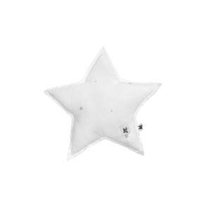 Szara bawełniana poduszka dziecięca w kształcie gwiazdki BELLAMY Shining Star