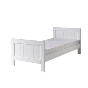 Białe dziecięce łóżko Vipack Lewis, 200x90 cm