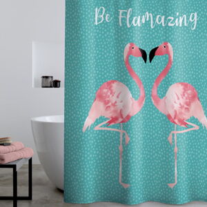 Zasłona prysznicowa 180x180 cm Flamingo – Catherine Lansfield