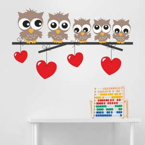 Dekoracyjna naklejka na ścianę Owl Kids