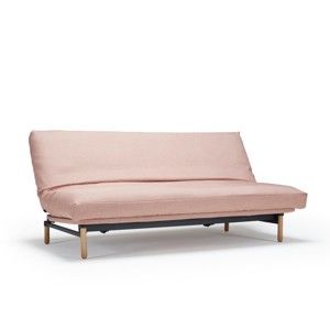 Różowa sofa rozkładana Innovation Vidar