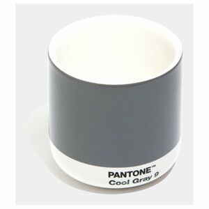 Szary ceramiczny termokubek Pantone Cortado, 175 ml