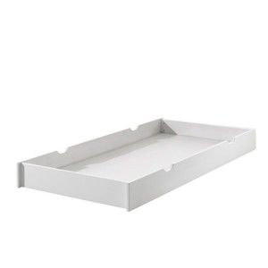 Biała szuflada pod łóżko dziecięce Vipack Erik