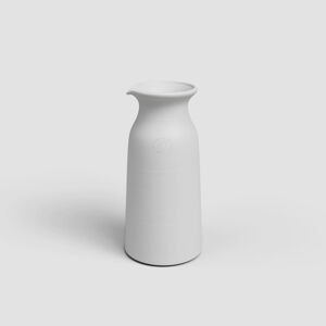 Biały ceramiczny ręcznie wykonany wazon (wysokość 30 cm) Bia – Artevasi