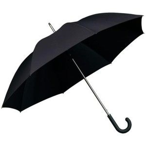 Czarny parasol Ambiance Elegance, ⌀ 120 cm