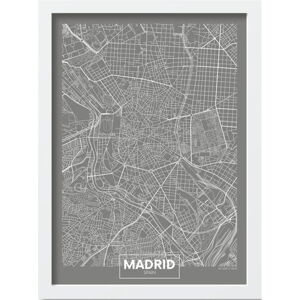 Plakat w ramie 40x55 cm Madrid – Wallity
