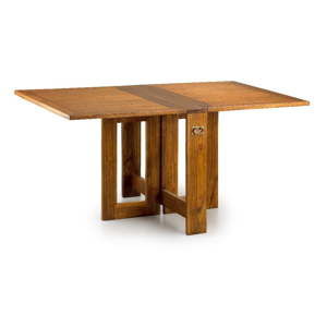 Składany stół z drewna mindi Moycor Star, 165x50 cm
