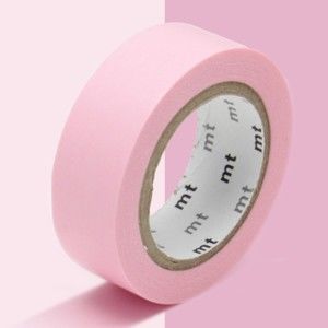 Różowa taśma dekoracyjna washi MT Masking Tape Uni